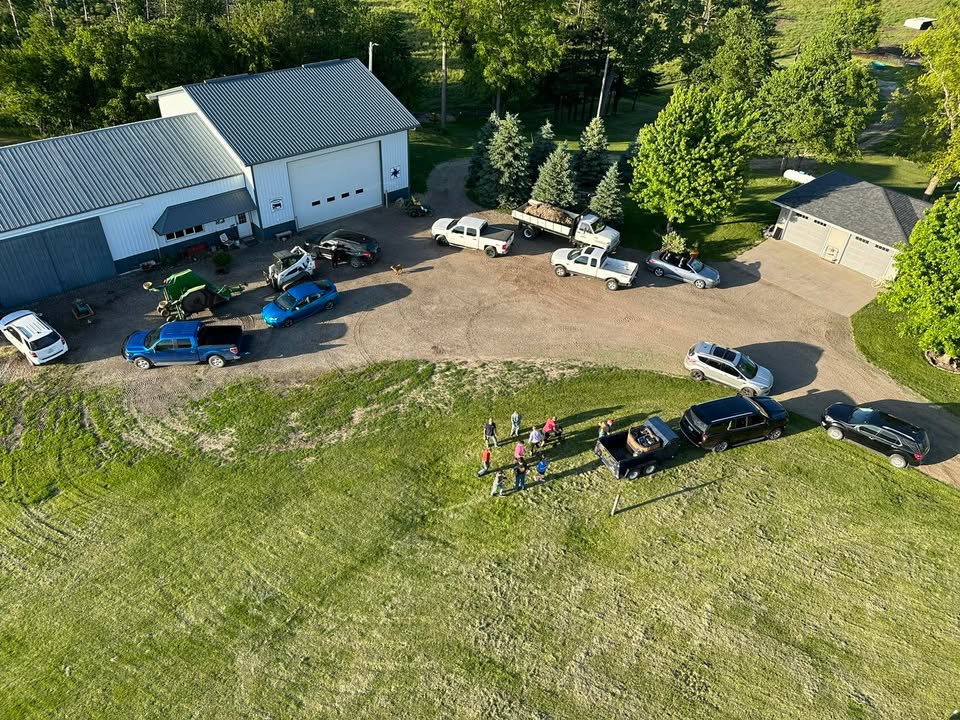 From last night’s flight flying over the beautiful Iowa countryside!