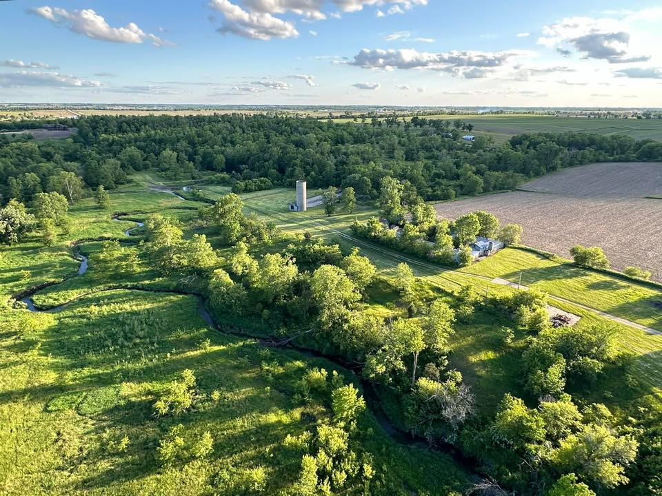 From last night’s flight flying over the beautiful Iowa countryside!