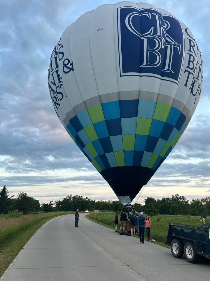 We very patiently waited to see if the wind would die in time for a flight.