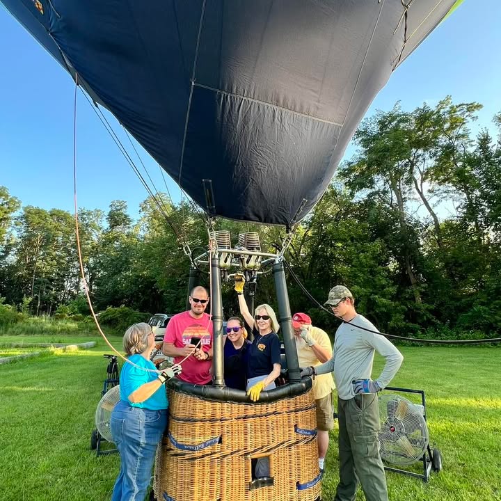 Weather finally cooperated and we were able to fly last night!