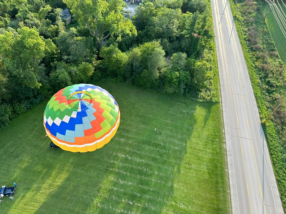 Weather finally cooperated and we were able to fly last night!