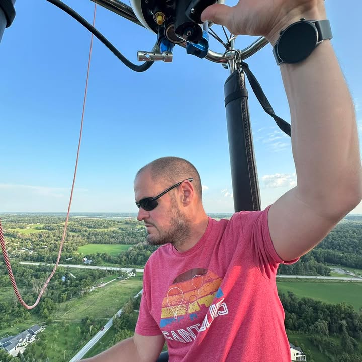 Weather finally cooperated and we were able to fly last night!