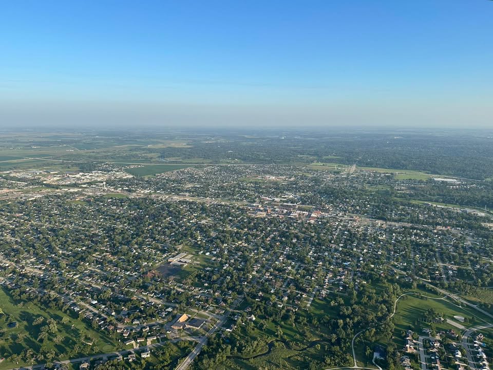 3 balloons launched from same site and 8 miles later landed in the same field!