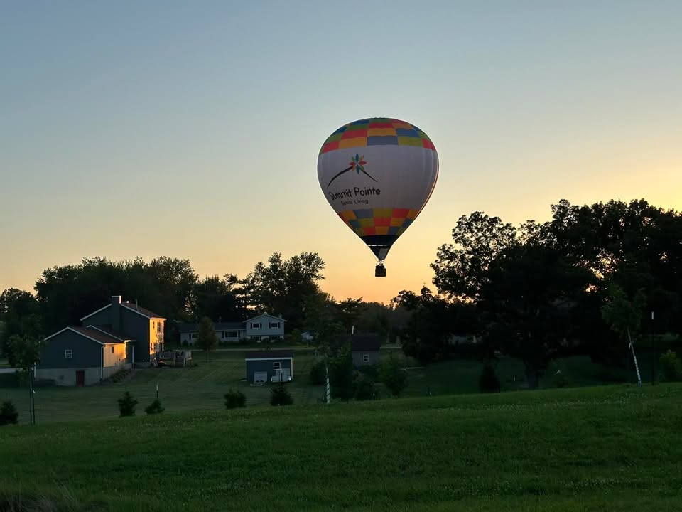 3 balloons launched from same site and 8 miles later landed in the same field!