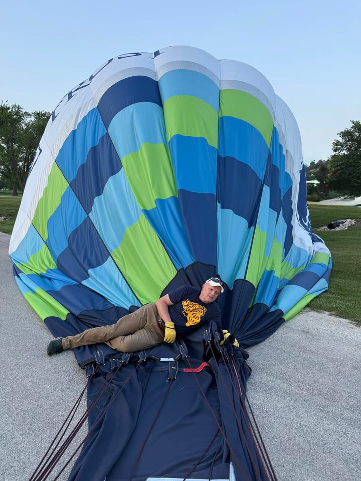 We had to wait for weather to improve but were rewarded with a flight last night!